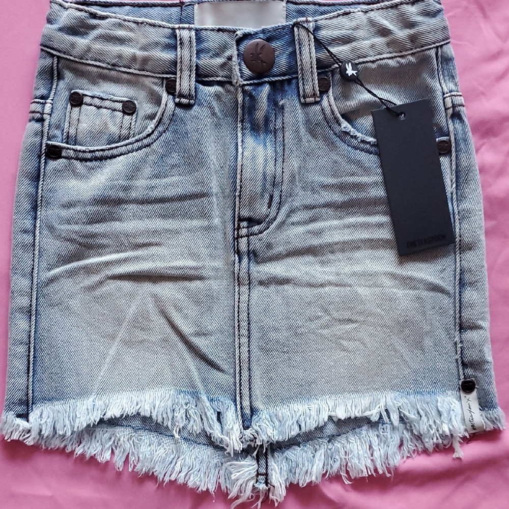 One Teaspoon High Waist Mini Skirt